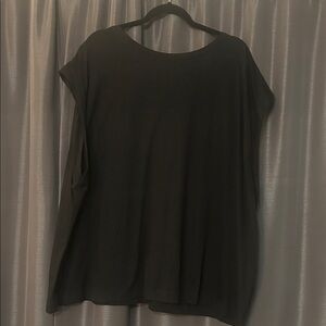 a new day Black Scoop Neck Tunic Top
